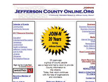 Tablet Screenshot of jeffersoncountyonline.org